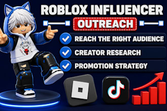 roblox promotion, roblox marketing, influencer marketing campaign to gain visits