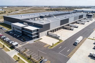 create realistic 3d industrial warehouse, factory, and storage facility design