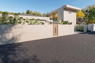 create 3d exterior rendering and architectural visualization