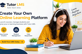 tutor lms, elearning website, online course website, lms website, wordpress lms