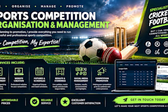 create or manage your sports competition or team