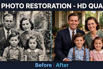 restore old photos fix blurry photos and make it HD