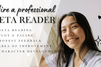 beta read fantasy novel romance beta reader thriller beta reader
