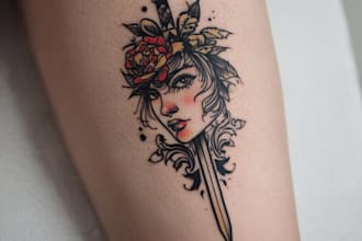 design custom name and lettering tattoos