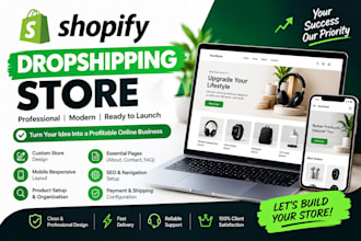 build a profitable shopify dropshipping store