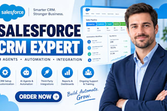salesforce CRM, agentforce ai sales agent, flow automation and API integration