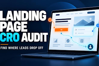 audit your landing page and lead funnel to improve conversions