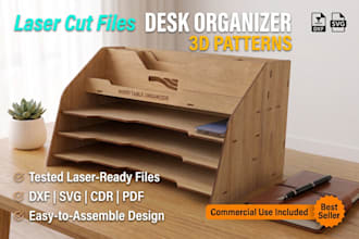 design custom laser cut files svg dxf for glowforge xtool