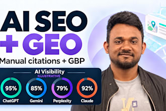 do ai SEO and GEO with manual local citations and gbp optimization