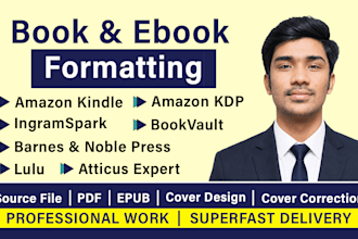 do amazon book formatting, ebook formatting, ingramspark book formatting