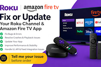 fix or update any errors on your roku channel and amazon tv