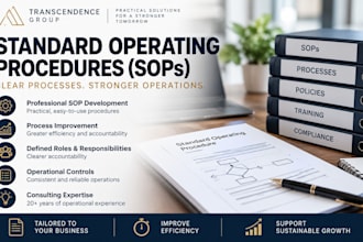 create a standard operating procedures for your business