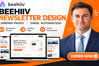 design beehiiv newsletter design beehive landing page beehiv ai email automation