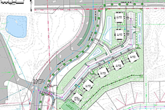 design swale grading and drainage plans for stormwater control