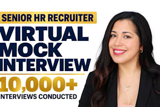 conduct a mock interview with expert HR recruiter