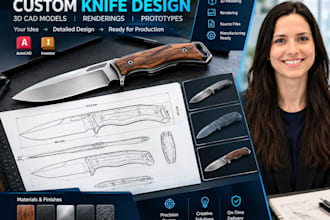 3d knife cad design 3d cad models kitchenware kitchen utensils for manufacturing
