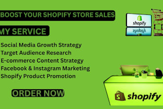 do social media marketing to boost shopify sales with ecommerce marketing