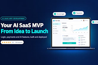 build your ai saas mvp or ai powered web app from idea to launch