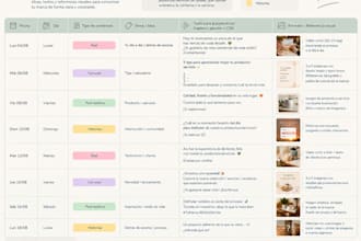 calendario de contenido para instagram