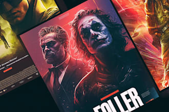 create a cinematic poster for your upcoming movie