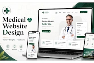 build dental clinic doctor website for hippa complaint, design home care site