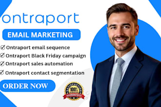 do ontraport email marketing CRM ontraport black friday campaign sale automation