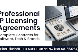 create professional IP licensing agreements has  UK solicitor
