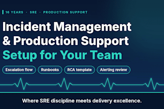 set up incident management and production support for your team
