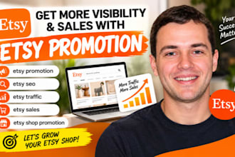 do etsy promotion, etsy seo, etsy traffic, and grow sales