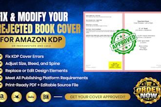 fix and resize book cover for amazon kdp