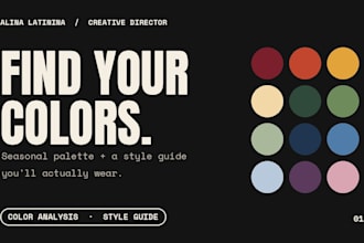 do your color analysis and build your personal style guide