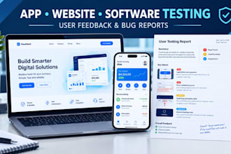 user test an app, website or software