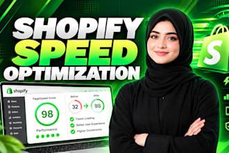 optimize shopify store speed, improve cro and boost page speed score