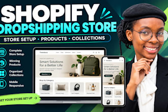 set up a shopify dropshipping store for your niche