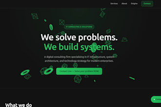 do custom website, full stack website as front end developer