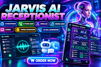 setup jarvis ai receptionist jarvis ai openclaw phone hermes agent livekit voice