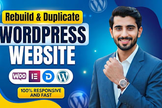rebuild, duplicate and clone wordpress website