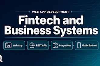 do web app development for fintech and business systems