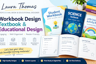 create a workbook design texbook and educational design