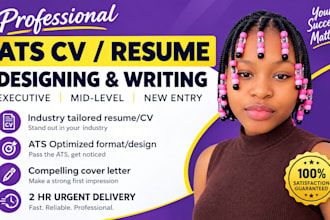 write a tailored ats friendly resume, CV, and cover letter