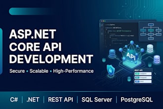 develop a secure asp dotnet core web API