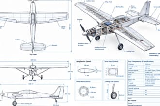design rc planes, drones, and vtol aircraft for 3d printing and building