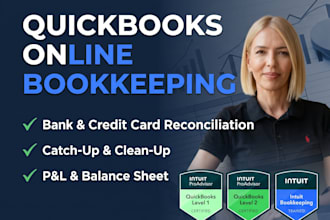 clean up, reconcile, and organize your quickbooks online bookkeeping