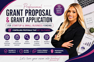 write grant proposals, grants research for nonprofits and businesses