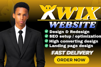 build wix website update wix website design or redesign fix bugs wix studio