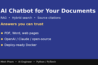 build an ai chatbot that answers questions from your documents