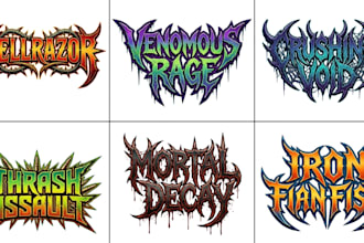 create heavy metal, traditional metal and nwobhm artwork