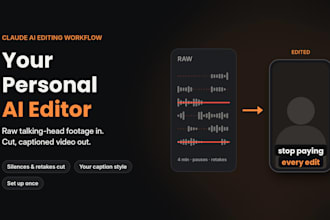 build your claude ai video editing workflow for talking head reels and youtube