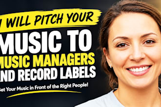 pitch your music to music managers and record labels