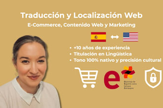 translate website content, shopify, etsy, spanish to english